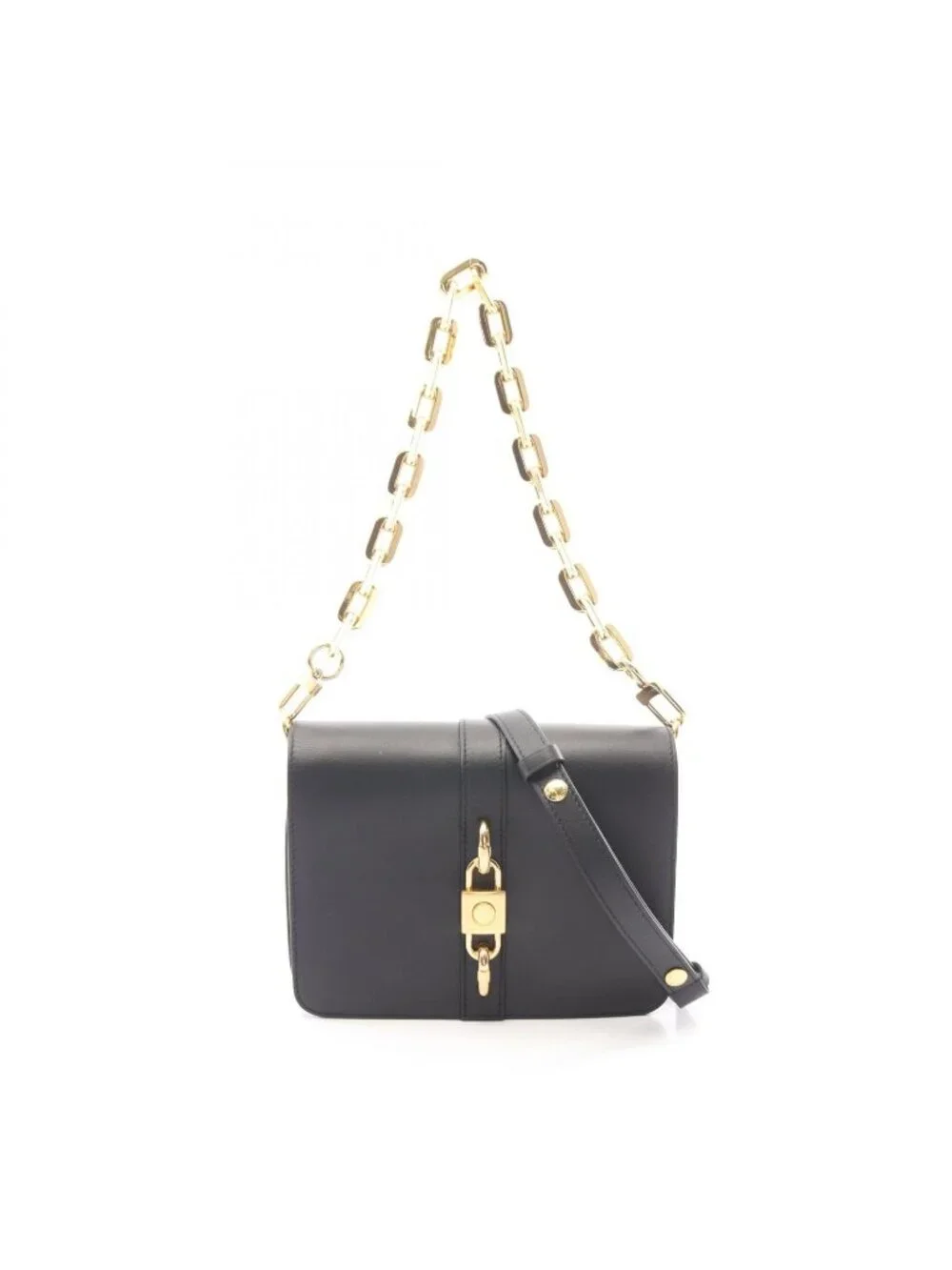 Louis Vuitton Rendezvous 2-Way Noir Leather Handbag